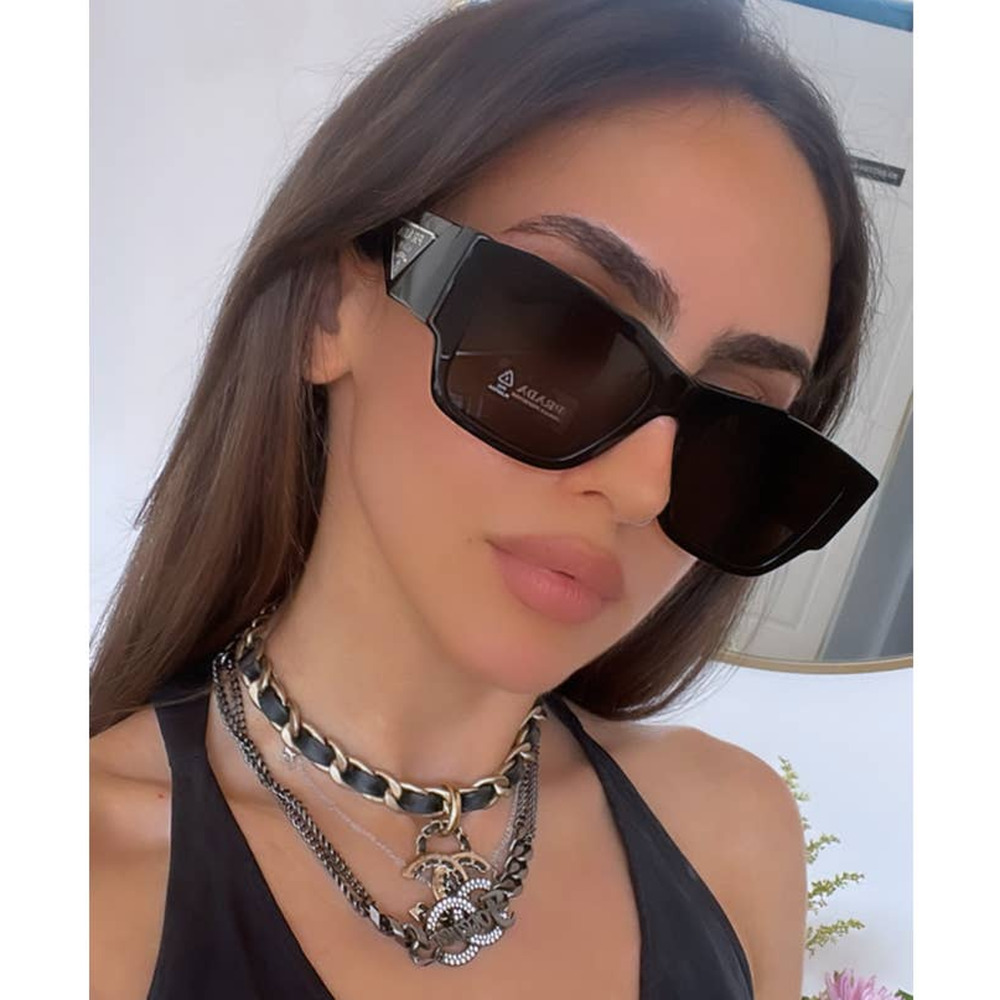 NEW Prada PR10ZS Black Sunglasses Unisex $563 - Picture 2 of 8